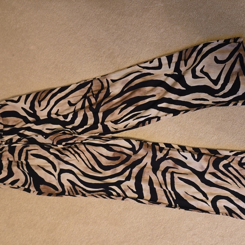 Zara Animal Print Trousers